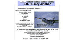 Desktop Screenshot of jrhuskeyaviation.com