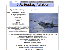 Tablet Screenshot of jrhuskeyaviation.com